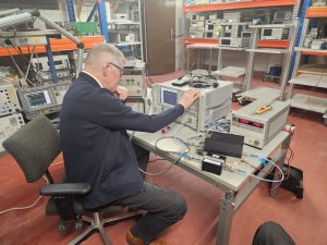 RF lab was well-equipped, thanks to EQT